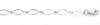 14K White Gold Fancy Designer Bracelet with Lobster Claw Clasp - 7.25' Inches