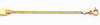 14K Yellow Gold White Pave 2.0mm Baby ID Concave Curb Bracelet with Spring Ring Clasp and 1' Extension - 5'+1' Inches