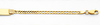 14K Yellow Gold 3.0mm Mens ID Concave Curb Bracelet with Lobster Claw Clasp - 7.5' Inches