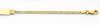 14K Yellow Gold White Pave 3.0mm Mens ID Concave Curb Bracelet with Lobster Claw Clasp - 7.5' Inches