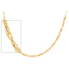 14K Yellow Gold Designer Hand Made 17'+1' Necklace