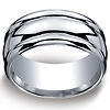 Argentium Silver 10mm Comfort-Fit High Polished Design Band