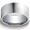 Argentium Silver 10mm Comfort-Fit Satin-Finished Design Band
