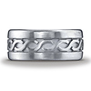 Argentium Silver 10mm Comfort-Fit Celtic Knot Design Band