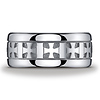 Argentium Silver 10mm Comfort-Fit Celtic Cross Design Band