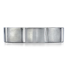 Titanium 6mm Comfort-Fit Satin-Finished Vertical Cuts Design Ring