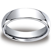 6mm Classic High Polished Cobaltchrome Wedding Band