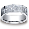 Elegant Cross 7mm Comfort-Fit Benchmark CobaltChrome Ring
