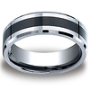 7mm Comfort-Fit Ceramic Inlay Design Cobaltchrome� Ring