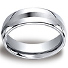 7.5mm Satin Center Comfort-Fit Benchmark Cobaltchrome Men's Ring