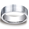 7.5mm Comfort-Fit Satin-Finished Design Cobaltchrome� Ring