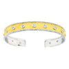 Gold Plated Sterling Silver Cuff Bracelet