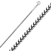 1.5mm Sterling Silver Franco Chain Anti Tarnish