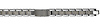 Brushed and Polished Tungsten ID Bracelet