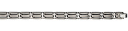 Fancy Brushed and Polished Titanium Bracelet