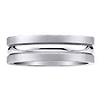 Titanium 6mm Matte & Polished Finish Wedding Band (Size 12)
