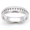 14K White Gold Channel set Diamond Eternity Band 0.62 ct (Size 5)