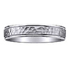 Titanium 4mm Hammer Design Wedding Band (Size 10)
