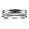 Titanium 7mm Milgrain Design Polished Wedding Band (Size 9.5)