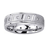 14K White Gold 6mm Diamond Wedding Band 0.24 ct (Size 10)