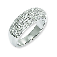Elliot Skye Micro Pave Cubic Zirconia .925 Sterling Silver Ring