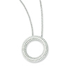 Elliot Skye Sterling Silver Micro Pave CZ Circle Charm Necklace