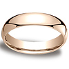 5mm Traditional 18K Rose Gold Wedding Band