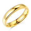 4mm Milgrain Lite COMFORT FIT 14K Yellow Gold Wedding Band