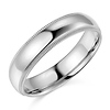 5mm Milgrain Lite COMFORT FIT 14K White Gold Wedding Band