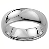 8mm Plain Cobalt Free Tungsten Carbide Comfort-fit Wedding Band