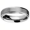 6mm Rounded Edge Cobalt Free Tungsten Carbide Comfort-fit Wedding Band