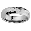 6mm Faceted Cobalt Free Tungsten Carbide COMFORT-FIT Wedding Band