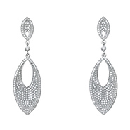 Dangle Silver Earrings | GoldenMine