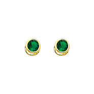 CZ stud earrings