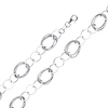 Light Fashion Link 14K White Gold Bracelet