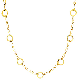 fancy women's gold necklace