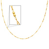 14K Yellow Gold Fancy Designer Necklace with Spring-ring Clasp