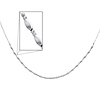 14K White Gold Fancy Designer Link Necklace with Spring-ring Clasp