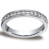 3mm Platinum Channel Diamond Eternity Ring (Size 4)