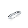 .925 Sterling Silver Round-cut CZ Cubic Zirconia Ladies Wedding Band Ring 