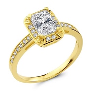 gold cz ring