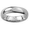 6mm Domed Comfort-Fit Cobalt-Free Carbide Tungsten Wedding Band