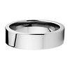8mm Flat Cobalt Free Tungsten Carbide Comfort-fit Wedding Band