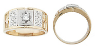 Star White CZ Ring