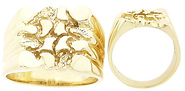 Men's Nugget Ring
