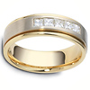 14K Princess Channel Wedding Band (0.60 tcw)