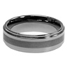 Raised Tungsten Carbide Designer Band