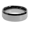 Polished Tungsten Carbide Beveled Ring