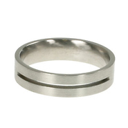 Matte Cut Out Stainless Steel Band