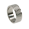 Laser Cut Roman Numeral Stainless Steel Band